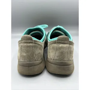 Dansko Women's Sneakers Sz 39 Elise Gray‎ Turquoise Suede Comfort Casual Walking thumbnail 3
