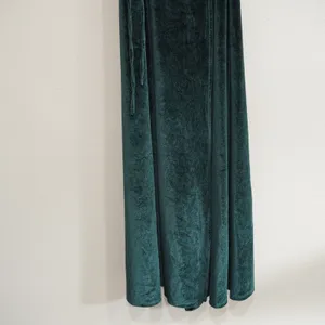 Baltic Born Velvet Dark Green Wrap Dress Flutter Sleeve Gown Winter Bridesmaid thumbnail 3