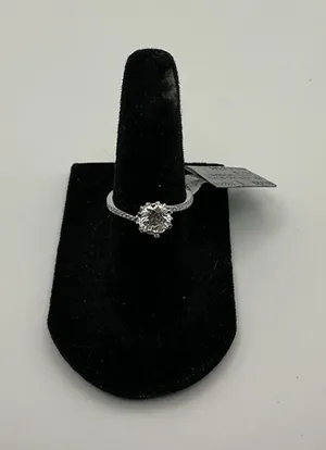 1.1ct Moissanite Solitaire Ring 925 Sterling Silver Size 5.5 thumbnail 1