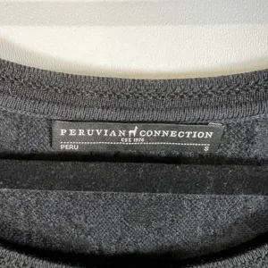 Peruvian Connection Pima Cotton Jacquard Knit Fit‎ and Flare Dress Grey Black S thumbnail 4