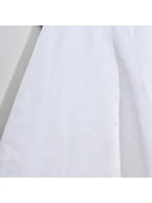 NWT Ieena Mac Duggal One Shoulder Double Strap Gown 8 White Bridal Formal 26266 thumbnail 11