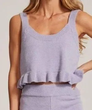Miss Sparkling Lilac Cropped Tank Top thumbnail 1