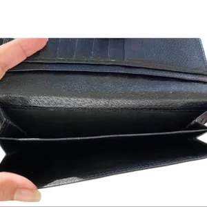 Gucci Authentic Signature GG Black Folding GG Wallet thumbnail 6