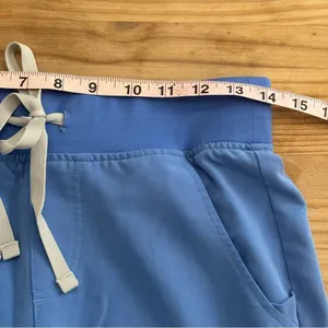 FIGS Zamara Jogger Scrub Pants XS Peri Blue FIONx Stretch Cargo Pockets thumbnail 10
