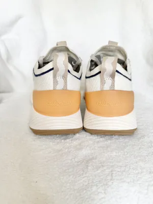 Allbirds Tree Glider Womens Size 10 Ivory Blue Athletic Running Shoes Sneakers thumbnail 3