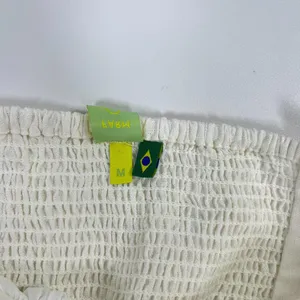 NWOT Farm Rio Linen Blend White Sleeveless Maxi Dress Size M thumbnail 8