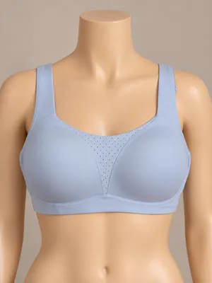lululemon Run Times Bra High Support 42DDD Icy Blue thumbnail 1
