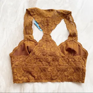 Free People Galloon Racerback Lace Bralette Sz Small NWT thumbnail 4