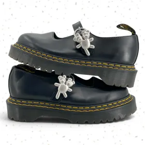 Dr. Martens x Heaven Marc Jacobs Addina Double Stitch Mary Janes Black Leather 8 thumbnail 2