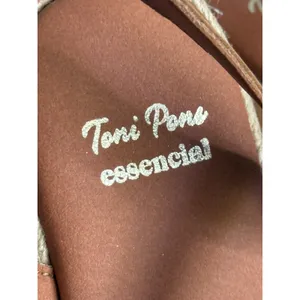 Toni Pons Atenes Platform Block Heel Espadrille Sandal Size 37 Beige Tan NWOT thumbnail 7