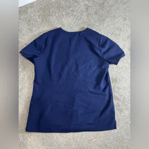 FIGS Casma 3 Pocket Scrub Top Women Medium Blue Stretch Medical Nurse Uniform thumbnail 2