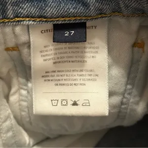 Citizens of Humanity Women’s Size 27 Light Blue Wash Charlotte Cropped Jeans thumbnail 7