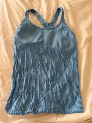 Lululemon Ebb To Street Tank Top Racerback Blue thumbnail 1