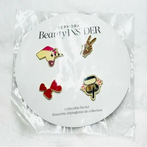 Sephora Beauty Insider Collectible Pin Set Complete Set - New thumbnail 1