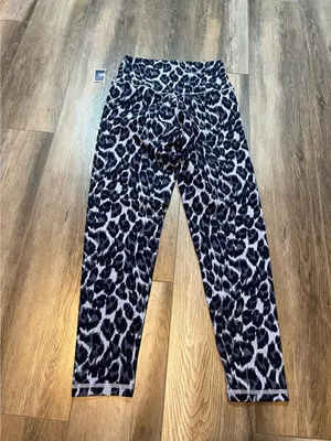 NWT Aerie Offline Blue Cheetah Print Crossover Leggings thumbnail 6