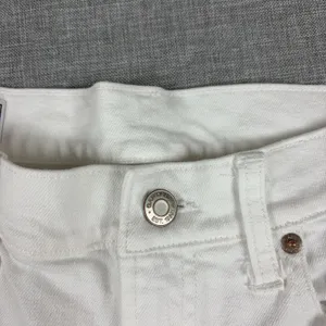 Gap Girlfriend Jeans Womens 25 White Mid Rise Relaxed Ankle Stretch Denim Casual thumbnail 7