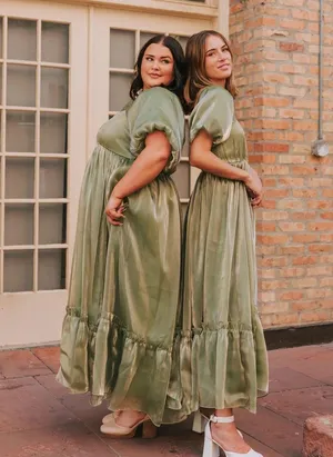 Maxi Dress Green Size XS thumbnail 3