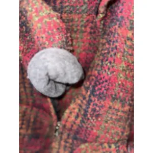Kilkenny M‎ Wool Tweed Short Sweater Jacket Plaid Full Zip thumbnail 4