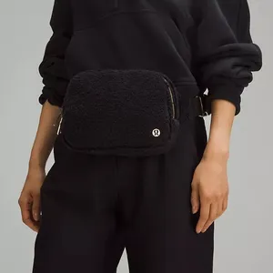 LULULEMON Everywhere Belt Bag Large 2L Fleece,Black/Gold, NWT+FREE shopping Bag thumbnail 8