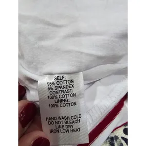 Lulus Knit T Shirt Dress White Red Lined Striped Fisherman Size Small Natical thumbnail 11