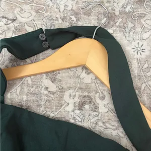 Lulus Unforgettable Composure Emerald Asymmetrical Halter Maxi Dress Size Large thumbnail 11