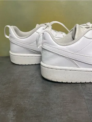 Nike Court Vision Women's Low-Top White Sneakers Size 7.5-8 thumbnail 11