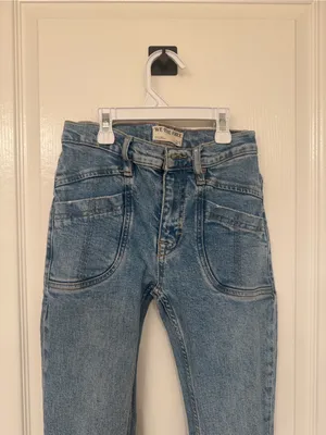 Free People Low Rise Slim Boot Cut Jeans Size 24 thumbnail 3