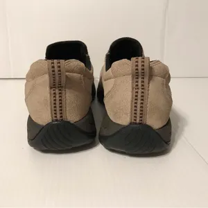 L.L. Bean suede slip on comfort moss shoe women size 8 W thumbnail 5