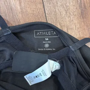 Athleta Athletic Dress Women's SA Black Built-in Bra Style #47185A Workout Gym thumbnail 5
