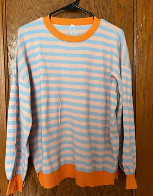 Amazon Striped Sweater thumbnail 1