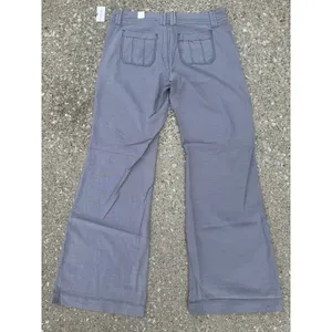 Y2K‎ Maurices Women's Grey Dress Pant Trousers Flare Leg Polished SZ 11/ 12 NWT thumbnail 10