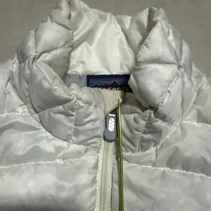 Patagonia Down Sweater Jacket Women's SZ Small L Quilted Puffer Full Zip Stained thumbnail 6