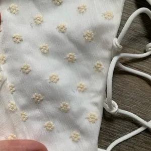 Hello Molly White Puff Sleeve Cropped Blouse 2 thumbnail 4