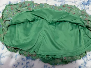 Altar'd State Green Flower Skirt thumbnail 2