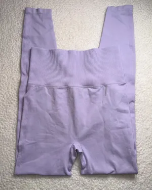 PINK Victoria's Secret Seamless High-Waist Lilac Leggings thumbnail 1