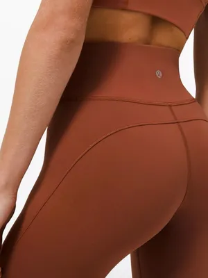 Lululemon Everlux & Mesh HR Tight 25" Dark Terracotta Leggings Size 6 thumbnail 4