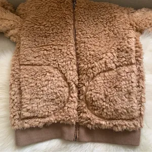 BB Dakota Brown Size XS Fuzzy Jacket Teddy Plush Soft Cozy Warm Coat New thumbnail 8