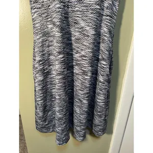 MPG Women's Size Medium Marled Performance Dress Purple Black V-Neck Sleeveless thumbnail 5