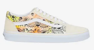 Vans Old Skool Bandana Flame Beige Orange size 8.5 thumbnail 1