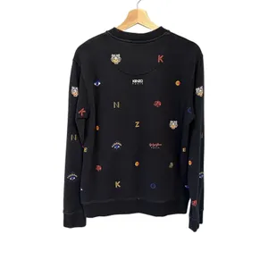 Kenzo Allover Tiger Logo Classic men’s black Sweatshirt medium thumbnail 4
