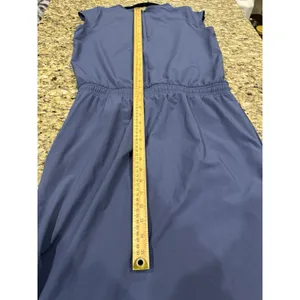 Albion Fit Going Places Dress Navy Athletic Waist Tie Pockets Size Medium thumbnail 9
