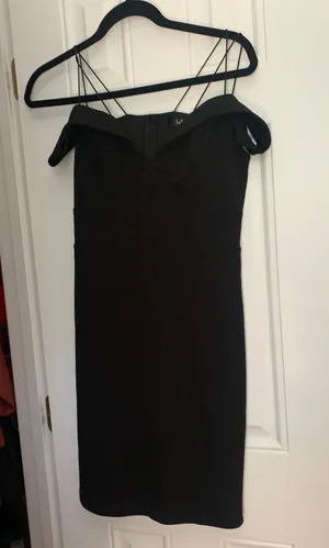 Lulus Bodycon Black Dress thumbnail 2
