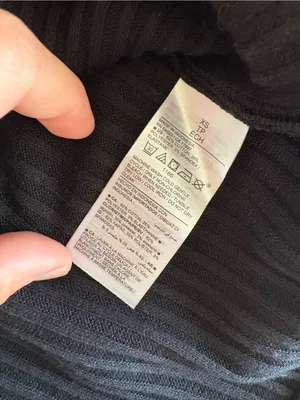 Old Navy Black Ribbed Top thumbnail 3