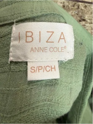 Women's Ibiza Anne Cole Green Mini Dress S thumbnail 4