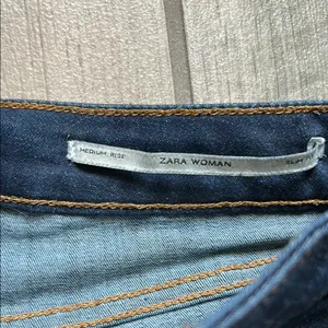 Zara Blue Skinny Jeans with Stretch and Tapered Fit thumbnail 2