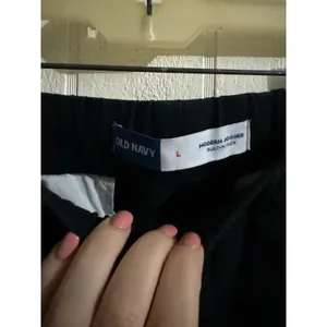 Old Navy Modern Jogger Built-In Flex Black Elastic Waist Pants Large thumbnail 3