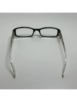 Foster Grant Black and Beige Patterned Prescription Glasses Frames with Case thumbnail 6
