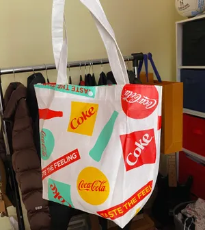 Vintage Retro Coca Cola Tote Bag thumbnail 2