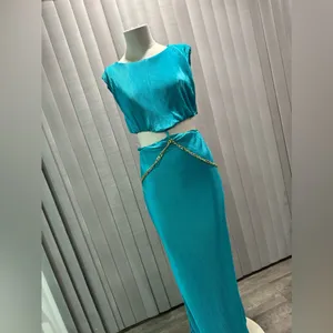 AMTIOUS Tiffany maxi dress ✨ Blue Size L thumbnail 5
