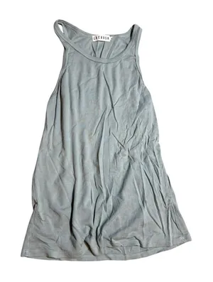 👚 LACAUSA Revolve Racerback Tank Top Gray blue Small NWOT‎ 👚 thumbnail 1